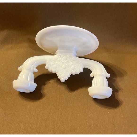 Beautiful Milk Glass Tapered Candlestick Holder Perfect For Wedding Union! - Picture 6 of 9